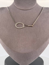 Load image into Gallery viewer, Diamonds Galore 1'' Tennis Racket Necklace
