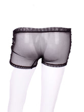 Load image into Gallery viewer, Black LOVE Shorties With Mesh