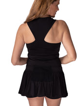 Load image into Gallery viewer, The Sandra Dee Dress offers a playful, fun, and very flirty look. Our dress is fitted, and flares out at the skirt. It is perfect for tennis, running and golf (with our Leg Lengthening Leggings), and of course, a trip to your after-court party with your friends. It was designed for confident women like you!
