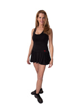 Load image into Gallery viewer, The Sandra Dee Dress offers a playful, fun, and very flirty look. Our dress is fitted, and flares out at the skirt. It is perfect for tennis, running and golf (with our Leg Lengthening Leggings), and of course, a trip to your after-court party with your friends. It was designed for confident women like you!