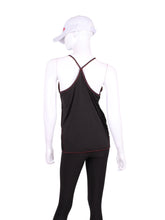 Load image into Gallery viewer, This is my top with the least coverage. Aptly named the Tiny Tank! It has a deep scoop neckline and strappy cross back. (If you have boobs....it WILL show your sports bra - if you wear one that is....)