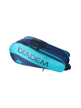 Load image into Gallery viewer, DIADEM TOUR 9 PACK ELEVATE RACKET BAG (TEAL/NAVY)