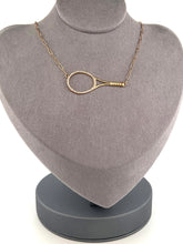 Load image into Gallery viewer, Diamonds Galore 1.5" Tennis Racket Necklace