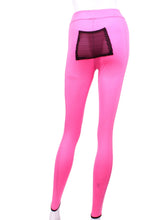 Load image into Gallery viewer, This is our limited edition high waist leggings. This piece has a silky soft and quick-drying with back pocket for your tennis balls. We make these in very small quantities - by design. Unique. Luxurious. Comfortable. Cool. Fun.