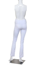 Load image into Gallery viewer, White Leg Lengthening Warm Up Pants