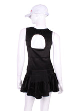 Load image into Gallery viewer, Sandra Mee Court To Cocktails Tennis Dress Black Velvet