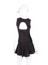Load image into Gallery viewer, Sandra Mee Court To Cocktails Tennis Dress Soft Black