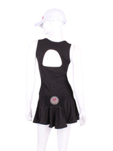 Load image into Gallery viewer, Sandra Mee Court To Cocktails Tennis Dress Soft Black