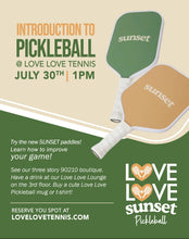 Load image into Gallery viewer, Sunset Pickleball Love Love Event