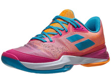 Load image into Gallery viewer, Babolat Jet Mach 3 All Court Women's Tennis Shoe - I LOVE MY DOUBLES PARTNER!!!