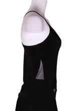 Load image into Gallery viewer, Black Mesh Tiny Tank - I LOVE MY DOUBLES PARTNER!!!