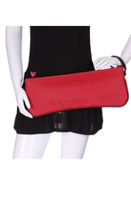 Load image into Gallery viewer, Red LOVE Clutch - I LOVE MY DOUBLES PARTNER!!!