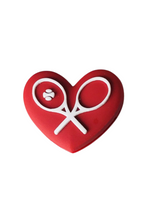 Load image into Gallery viewer, LOVE Tennis Racket Vibration Dampener - I LOVE MY DOUBLES PARTNER!!!