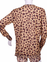Load image into Gallery viewer, Leopard Long Sleeve Very Vee - I LOVE MY DOUBLES PARTNER!!!