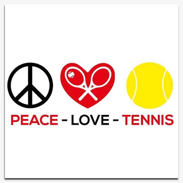 Peace - Love - Tennis