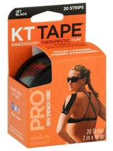 Load image into Gallery viewer, KT Pro Therapeutic Synthetic Tape 10 inches precut. Kinesiology therapeutic tape. 100% synthetic fabric.
