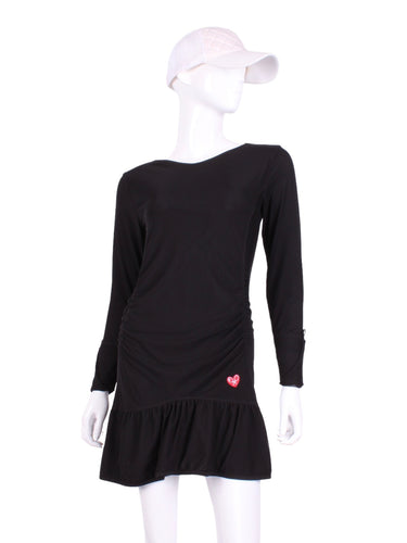 The Monroe Dress offers a little more coverage around the chest and the arms, but delicately shows your feminine curves. Our dress is fitted, and flares out at the skirt. It is perfect for tennis, running and golf, and of course, a trip to your after-court party with your friends. It was designed for confident women like you! 