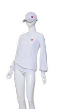 Load image into Gallery viewer, Long Sleeve Warm Up Top - White
