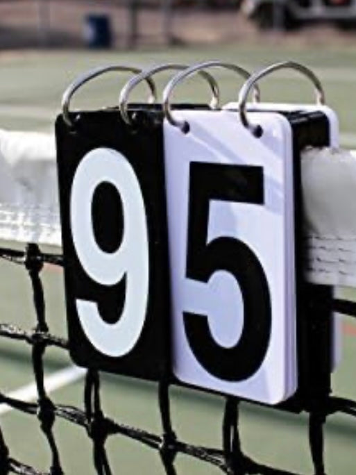 Match Tuff Ez-Score (0-9) | Portable Tennis Score Keeper | Outdoor & Indoor | EZ-Flip
