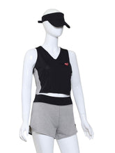 Load image into Gallery viewer, Mini Top Black &amp; Grey
