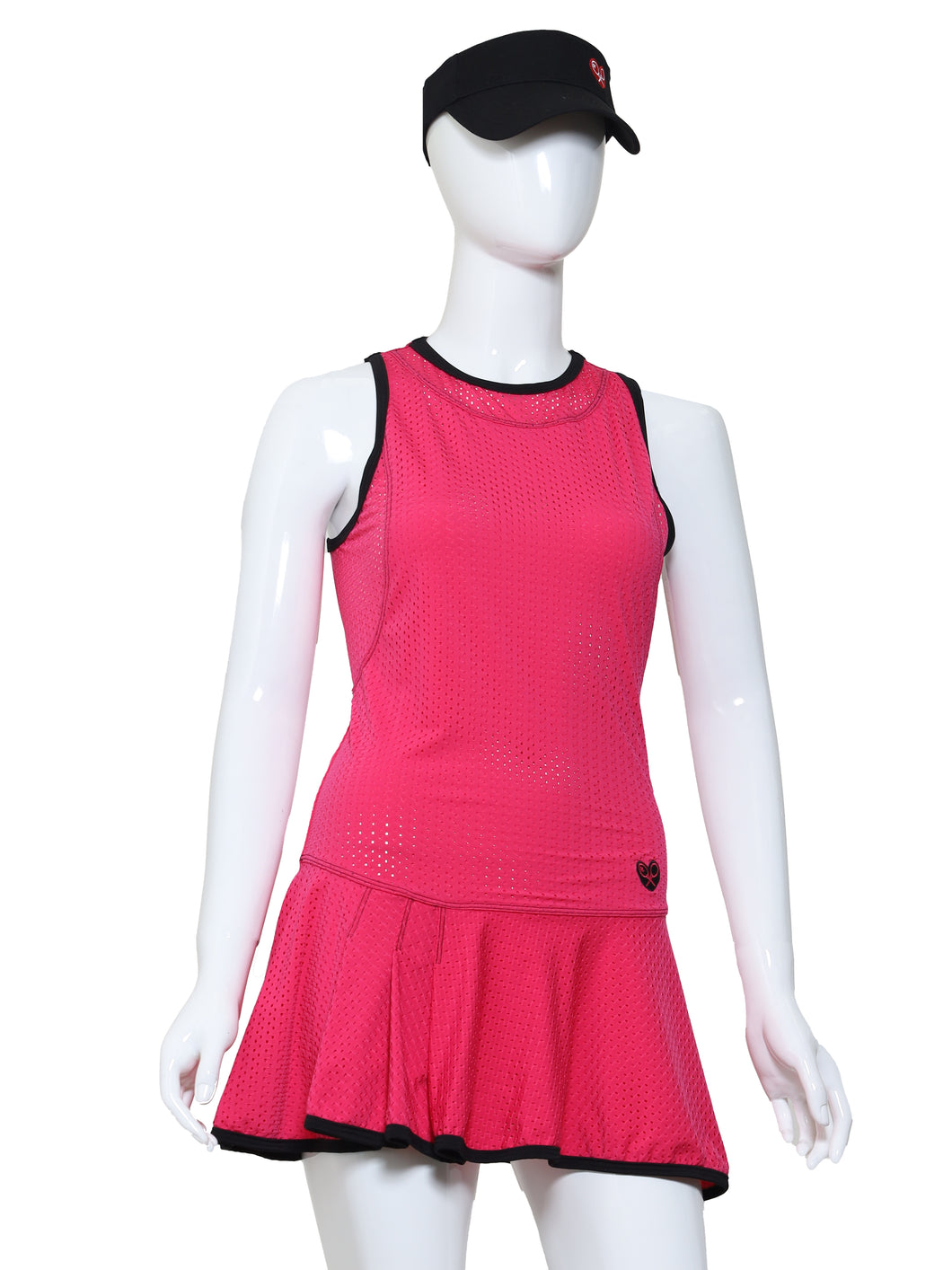 Andrea Dress Short Holey Pink
