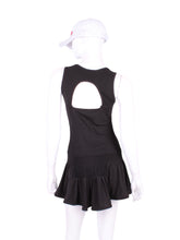 Load image into Gallery viewer, Sandra Mee Court To Cocktails Tennis Dress Soft Black
