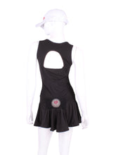 Load image into Gallery viewer, Sandra Mee Court To Cocktails Tennis Dress Soft Black
