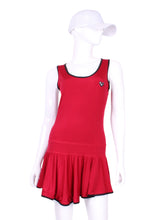 Load image into Gallery viewer, The Sandra Mee Dress offers a playful, fun, and very flirty look. Our dress is fitted, and flares out at the skirt with cute cut out &#39;&#39;O&#39;&#39; in the back.
