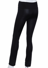 Load image into Gallery viewer, Black + Black Leg Lengthening Leggings
