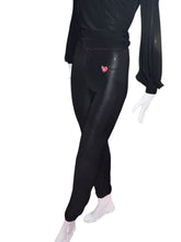 Load image into Gallery viewer, Soft Black With Red Stitching Baggy Warm Up Pants
