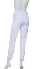 Load image into Gallery viewer, Soft White Baggy Warm Up Pants
