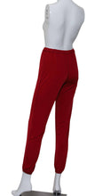 Load image into Gallery viewer, Solid Red Baggy Warm Up Pants
