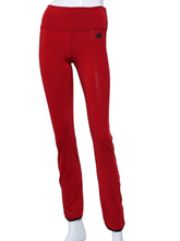 Load image into Gallery viewer, Solid Red Leg Lengthening Warm Up Pants
