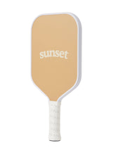 Load image into Gallery viewer, Introducing the (Cream/Sand) Paddle — a high-quality Fiberglass paddle built for players of all levels. This paddle delivers power and pop and is designed with a larger hitting surface, giving players a larger sweet spot for more consistent shots. This paddle is designed with a larger hitting surface, giving players a larger sweet spot for more consistent shots.
