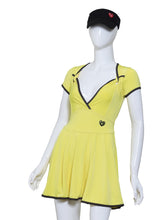 Load image into Gallery viewer, The Adeline Court To Cocktail Dress Tennis Ball Yellow
