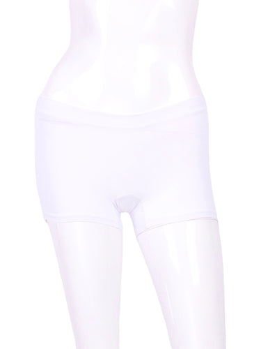 These sexy white low rise shorts are going to want to be seen!   Very light and airy.  The perfect underwear to have for the court-to-cocktails tennis dresses.  Reach up higher for that serve - and show off your LOVE shorties!