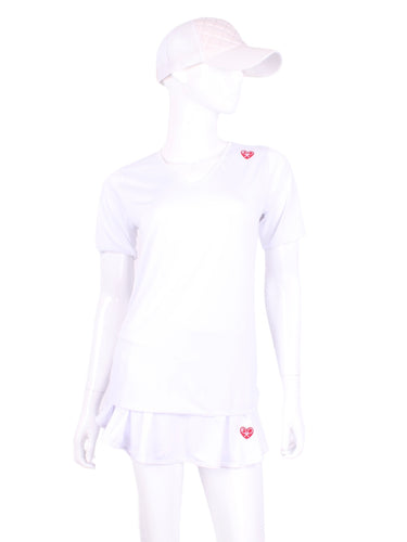 Super soft and comfortable fabric. A cute T-Shirt with our logo on the left shoulder.