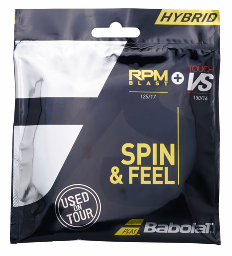 Babolat RPM Blast + VS Touch Hybrid Tennis Strings - I LOVE MY DOUBLES PARTNER!!!