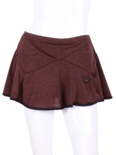 Load image into Gallery viewer, Triangle Brown Skirt with Black Trim
