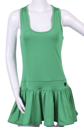 Longer Green Sandra Dee Tennis Dress - I LOVE MY DOUBLES PARTNER!!!