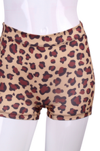 Load image into Gallery viewer, Leopard LOVE Shorties - I LOVE MY DOUBLES PARTNER!!!
