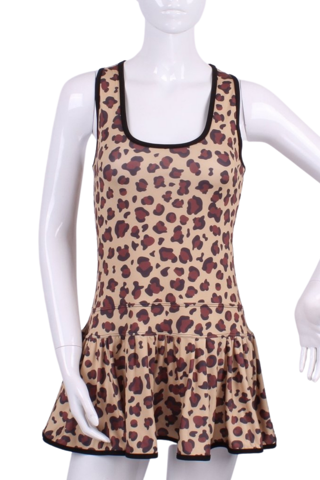 The Leopard Print Longer Sandra Dee Tennis Dress - I LOVE MY DOUBLES PARTNER!!!
