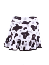 Load image into Gallery viewer, Ruffle Skirt Cow Print - I LOVE MY DOUBLES PARTNER!!!
