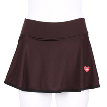 Load image into Gallery viewer, Soft Brown LOVE &quot;O&quot; Skirt - I LOVE MY DOUBLES PARTNER!!!
