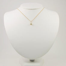 Load image into Gallery viewer, Solid Gold Ball Tennis Necklace - I LOVE MY DOUBLES PARTNER!!!
