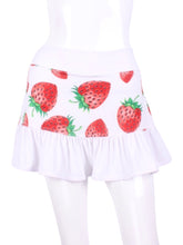 Load image into Gallery viewer, Strawberries + Cream Ruffle Skirts
