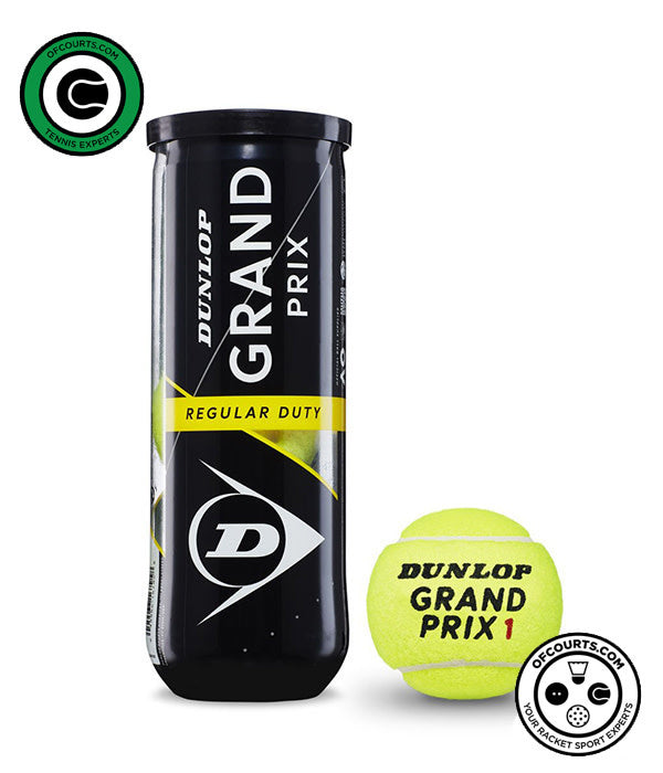 The Dunlop Grand Prix Regular Duty Tennis Balls provide consistent performance for tournament-style play on any surface.