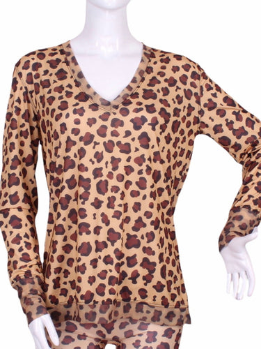 Leopard Long Sleeve Very Vee - I LOVE MY DOUBLES PARTNER!!!