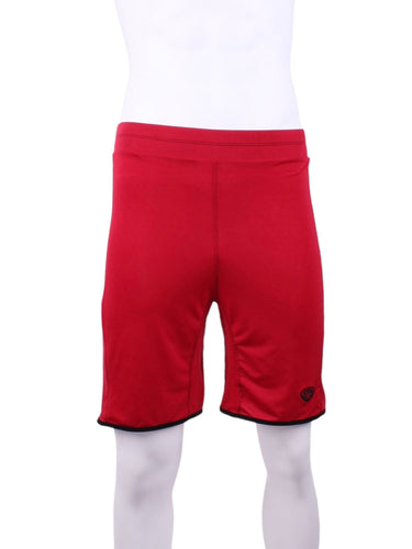 This is our limited edition Short Men’s Shorts Red.  This piece has a silky and soft fabric.   We make these in very small quantities - by design.  Unique.  Luxurious.  Comfortable.  Cool.  Fun.