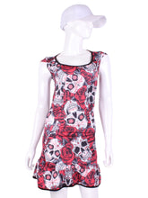 Load image into Gallery viewer, Limited Skull + Roses Monroe Tennis Dress
